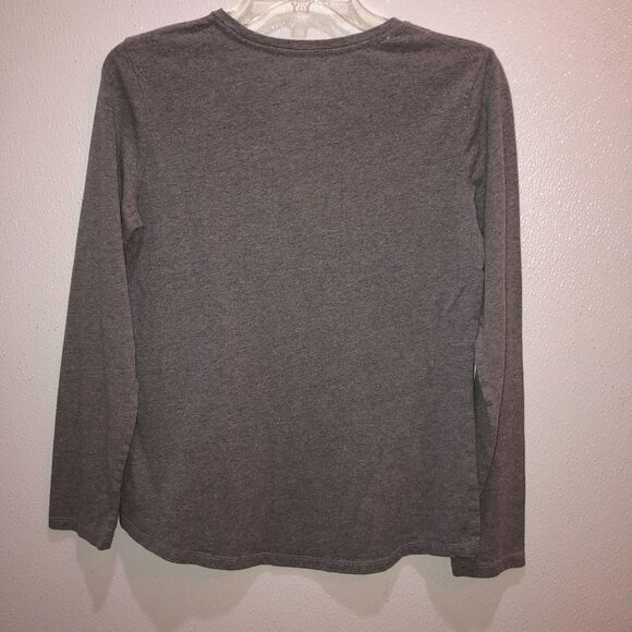 Dallas Cowboys Womens Small Gray Long Sleeve Star Logo T Shirt Tee Top Size S - Picture 5 of 6